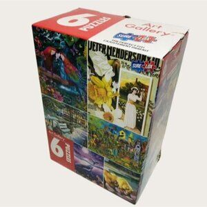 Sure Lox Art Gallery 6 Pack Jigsaw Puzzles Featuring Nature and Artistic Prints
